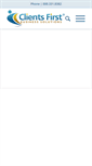 Mobile Screenshot of clientsfirst-ax.com